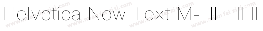Helvetica Now Text M字体转换
